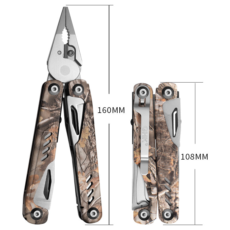 New Design Outdoor Multitool Multifunction Pliers Camping Survival 17 in 1 Folding-3